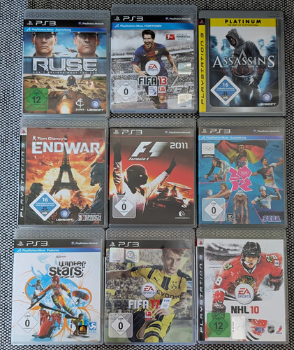 Ps3 spiele konvolut - ps3, r.u.s.e